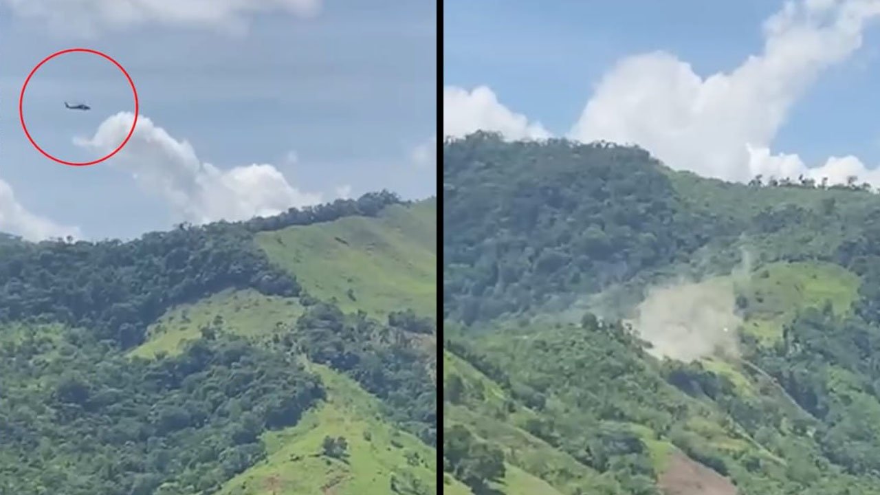 Aparece nuevo video que muestra más claro cómo fue que atacaron el helicóptero en Amalfi