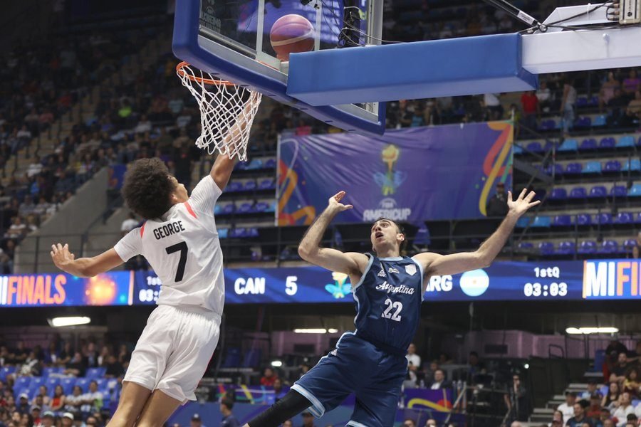 Baloncesto: Argentina y Brasil se enfrentarán en la final de la AmeriCup 2025
