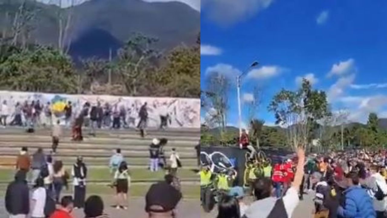 Disturbios y agresiones en Hip Hop al Parque en Bogotá