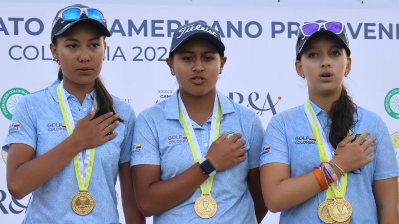 ¡Triple corona! Colombia domina el Sudamericano Prejuvenil de Golf con tres títulos en casa