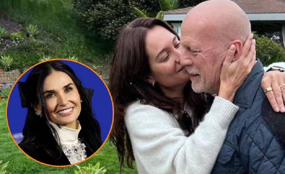 Demi Moore respalda a esposa de Bruce Willis por cómo lo ha cuidado