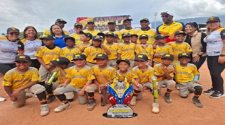 Miranda obtiene campeonato en Nacional U8 de Béisbol