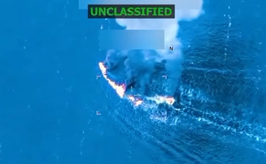 Tres muertos en ataque del Ejército de EE.UU. a lancha narcotraficante en el Caribe