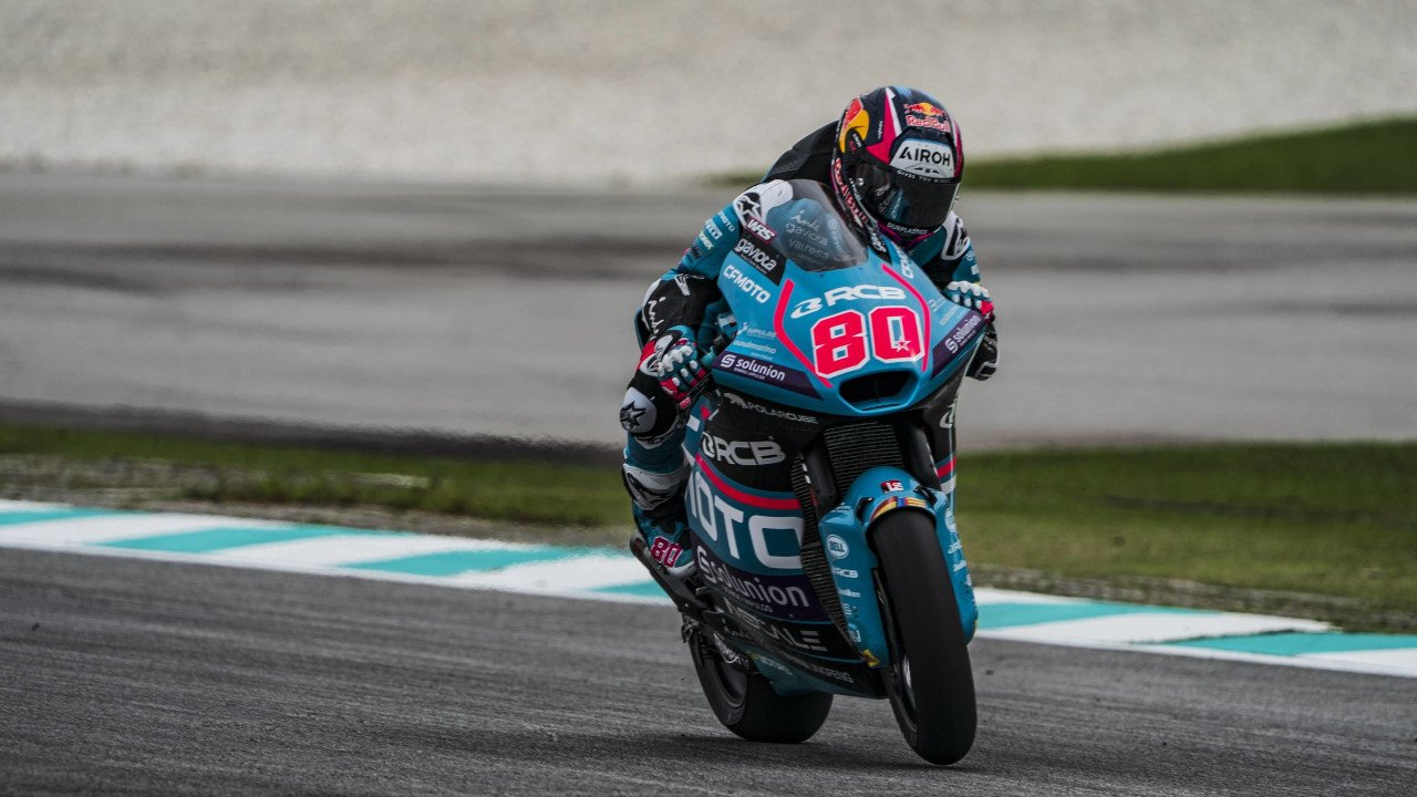¡Directo a la Q2! David Alonso brilla en Malasia y confirma su buen momento en Moto2