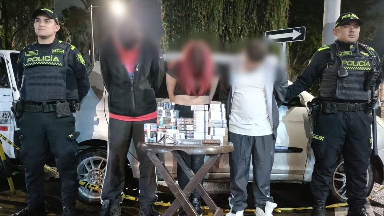 ¡No lograron huir! Tres ladrones capturados tras asaltar un comercio en Bogotá