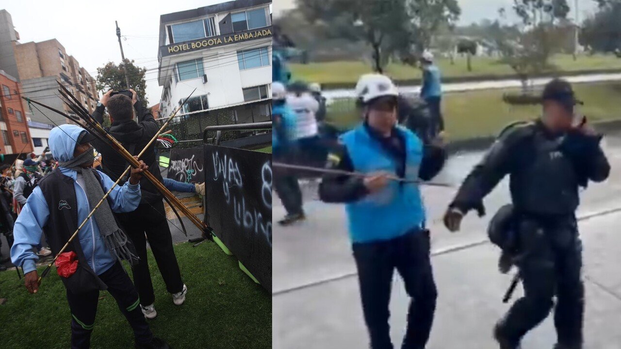 Fico Gutiérrez explota: "cuatro policías heridos con flechas" y Petro responde con salida de General de la Policía